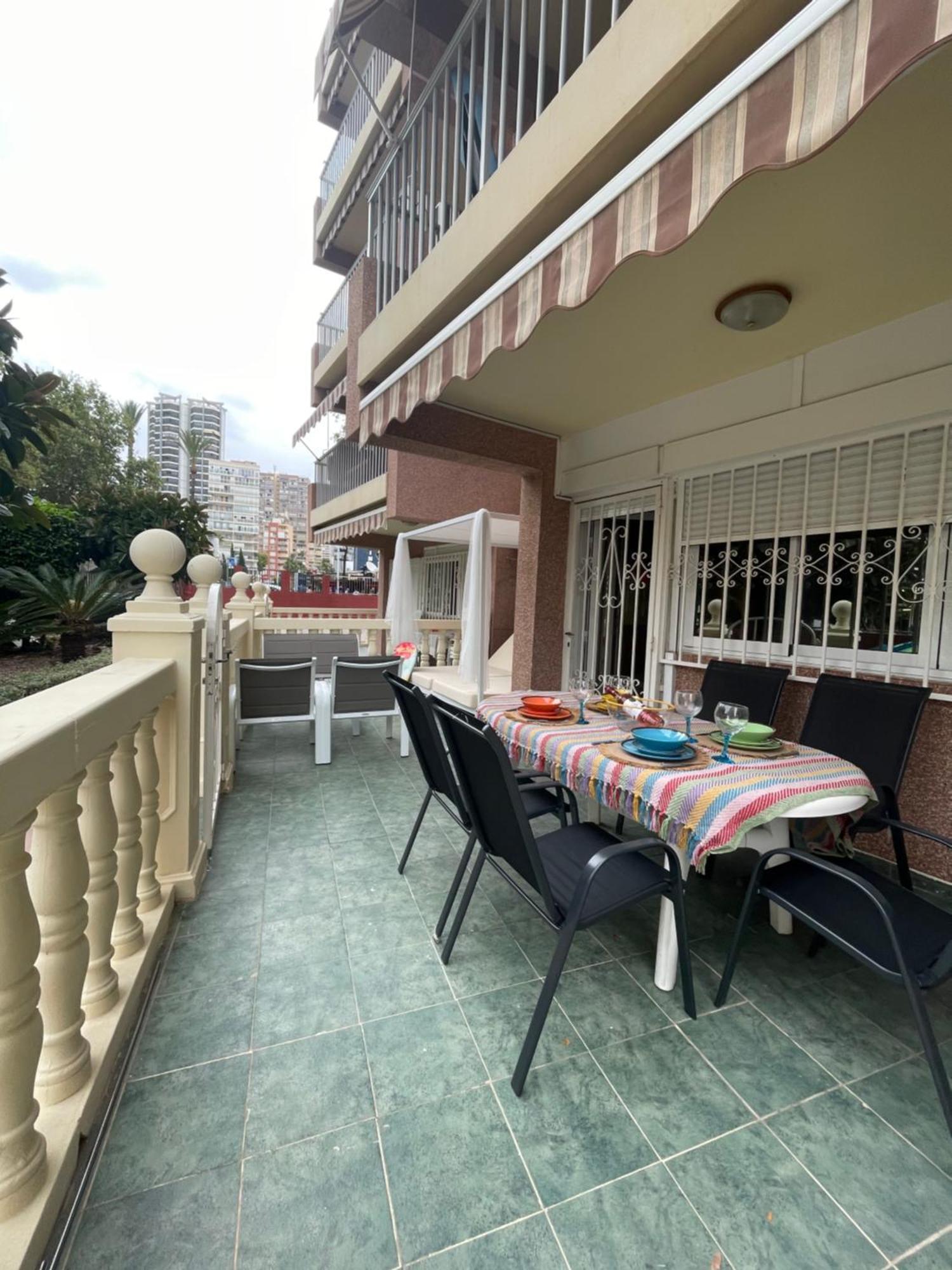 Super Terrace Levante Front Line Apartment Los Ranchos Self Check-In, Free Parking Benidorm Eksteriør billede